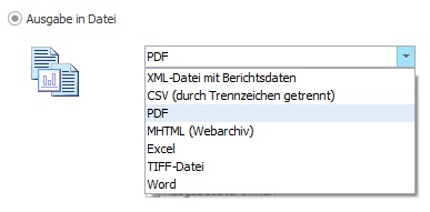 Enterprise Edition, Seriendruck-Assistent, Dateiformate